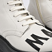 Высокие белые ботинки с черным лого MARNI | Фото 6