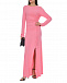 Розовое платье с разрезом и драпировкой ROHE | Фото 2
