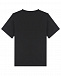 Черная футболка с логотипом в клетку Burberry | Фото 2