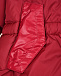 Красное пуховое пальто с глянцевыми вставками Moncler | Фото 6