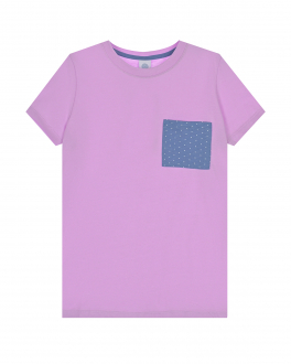 Пижама: сиреневая футболка и синие шорты Sanetta Сиреневый, арт. 245408 6076 | Фото 2