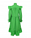Зеленое платье с воланами MSGM | Фото 3