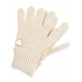 Бежевые перчатки из шерсти и кашемира Il Trenino | Фото 1