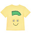 Желтая футболка с декором на липучках Stella McCartney | Фото 3
