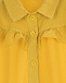 Желтый полукомбинезон с рюшами IL Gufo | Фото 3