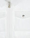 Белое платье-рубашка на молнии Moncler | Фото 3