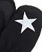 Черные варежки со звездой Molo | Фото 4