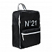 Черный рюкзак с белым лого No. 21 | Фото 3