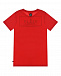 Красная футболка с принтом &quot;череп&quot; Philipp Plein | Фото 2