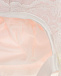 Розовый чепчик с белой кружевной отделкой Aletta | Фото 3