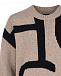 Коричневый свитер с логотипом Joseph | Фото 6