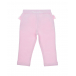 Розовые спортивные брюки с рюшей Monnalisa | Фото 1
