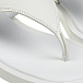 Босоножки на низком каблуке, белые MM6 Maison Margiela | Фото 6