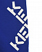 Синие спортивные брюки с лого  | Фото 3