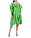 Зеленое платье с оборкой Parosh | Фото 2