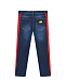 Синие джинсы с красными лампасами Dolce&Gabbana | Фото 3