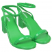 Зеленые босоножки на каблуке Melissa | Фото 1
