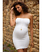 Белое платье Bayside для беременных Cache Coeur | Фото 5
