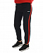 Черные спортивные брюки с красными лампасами MSGM | Фото 7