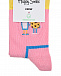 Розовые носки с принтом &quot;печенье и молоко&quot; Happy Socks | Фото 2