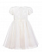 Белое платье с отделкой блестками Baby A | Фото 2