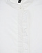 Белая рубашка из поплина для девочек Emporio Armani | Фото 4