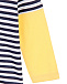 Пижама в полоску с принтом &quot;эскаватор&quot; Sanetta | Фото 6