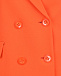 Оранжевый двубортный жакет Dorothee Schumacher | Фото 6