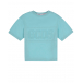 Голубая футболка с лого в тон GCDS | Фото 1