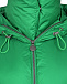 Удлиненная зеленая куртка с капюшоном Naumi | Фото 12