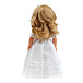 Кукла Нелли 43 см, белоснежное платье из органзы и кружева, лаковые туфельки, ободок из розочек с бантом ASI | Фото 3