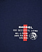 Синяя футболка с логотипом Diesel | Фото 3