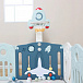 Манеж Kids SUPREME Space blue с качелями, 160x160 UNIX Kids | Фото 3
