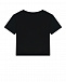 Черная футболка с лого из страз Balmain | Фото 3