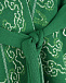 Зеленый кардиган с принтом &quot;драконы&quot;  | Фото 7