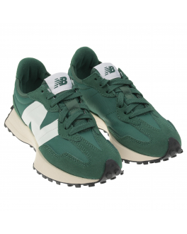 Зеленые кроссовки с белым лого NEW BALANCE Зеленый, арт. MS327GB | Фото 1