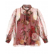 Шелковая блуза с цветочным принтом Dolce&Gabbana | Фото 1