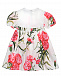 Платье и шортики с принтом &quot;гвоздики&quot; Dolce&Gabbana | Фото 3
