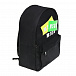 Черный рюкзак с логотипом 30х42х14 см MSGM | Фото 2