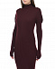 Бордовое платье из шерстяного трикотажа MRZ | Фото 6