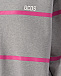Серый джемпер с розовыми полосками GCDS | Фото 7