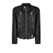 Черная куртка из эко-кожи MM6 Maison Margiela | Фото 1