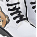 Белые утепленные ботинки из кожи Moschino | Фото 8