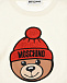 Белый джемпер с патчем &quot;медведь в шапке&quot; Moschino | Фото 3