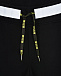 Черные спортивные брюки с белым логотипом MSGM | Фото 5