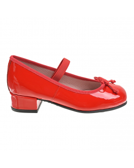 Красные туфли с тонким бантом Pretty Ballerinas Красный, арт. 48.401 ROUGE | Фото 2