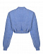 Укороченный голубой свитшот Mo5ch1no Jeans | Фото 9