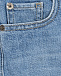 Голубые джинсы прямого кроя Emporio Armani | Фото 3