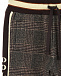 Клетчатые брюки с трикотажными лампасами Dolce&Gabbana | Фото 4