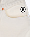 Белые джинсовые бермуды MM6 Maison Margiela | Фото 3
